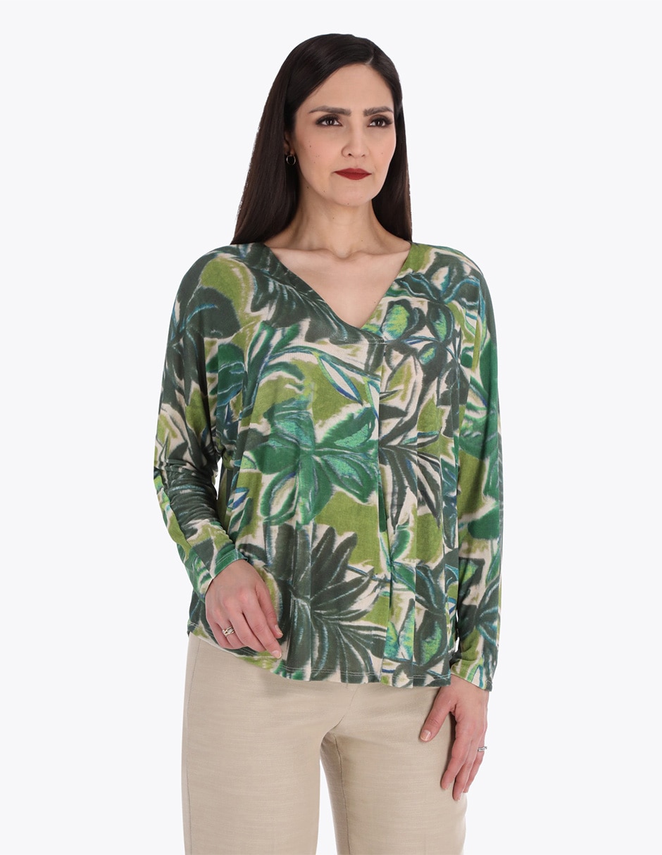 Blusa manga larga para mujer Blusa manga larga para mujer