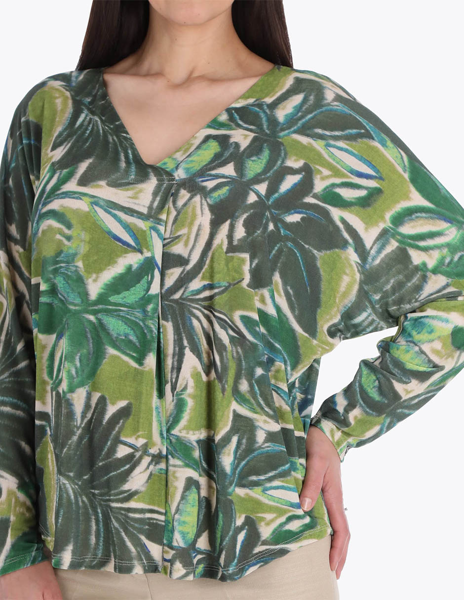 Blusa manga larga para mujer 4