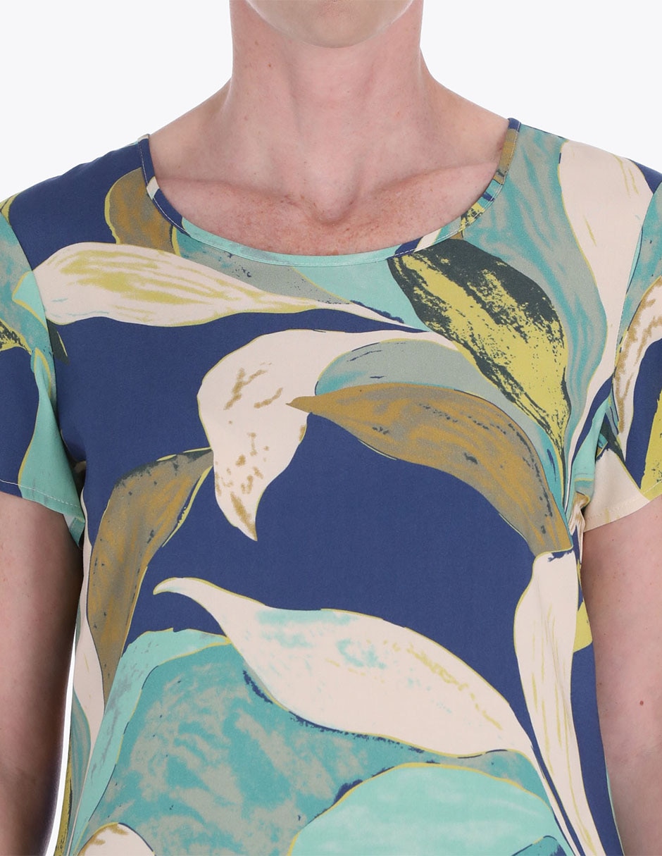 Blusa manga corta para mujer 4