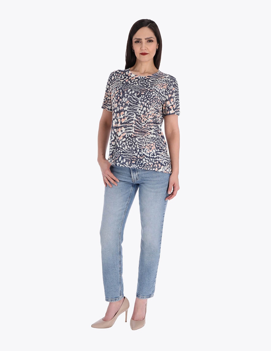 Blusa manga corta para mujer 3