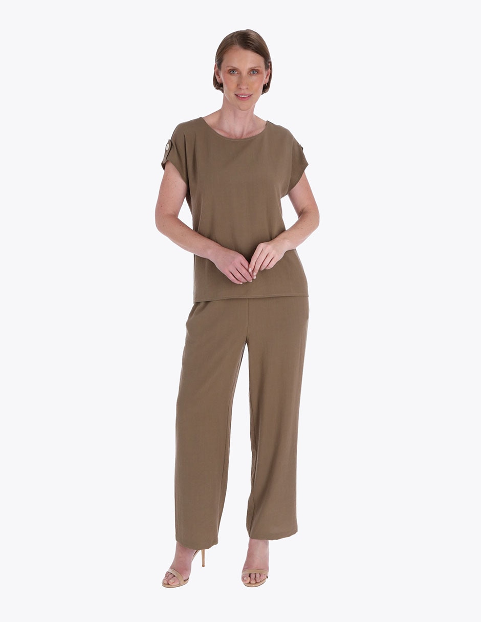 Blusa manga corta para mujer 3