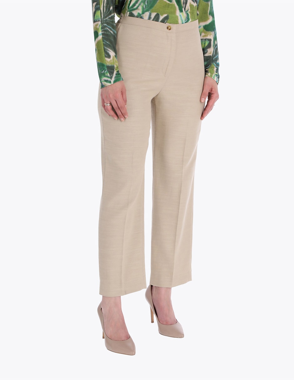 Pantalón de vestir slim para mujer