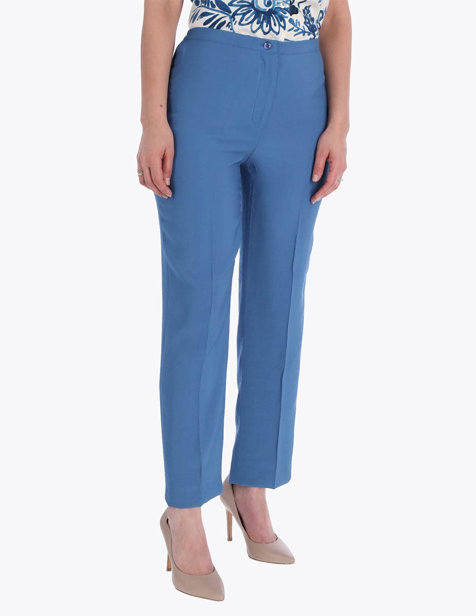 Pantalón de vestir slim para mujer