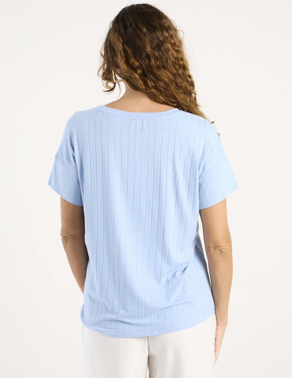 Blusa manga corta para mujer 6