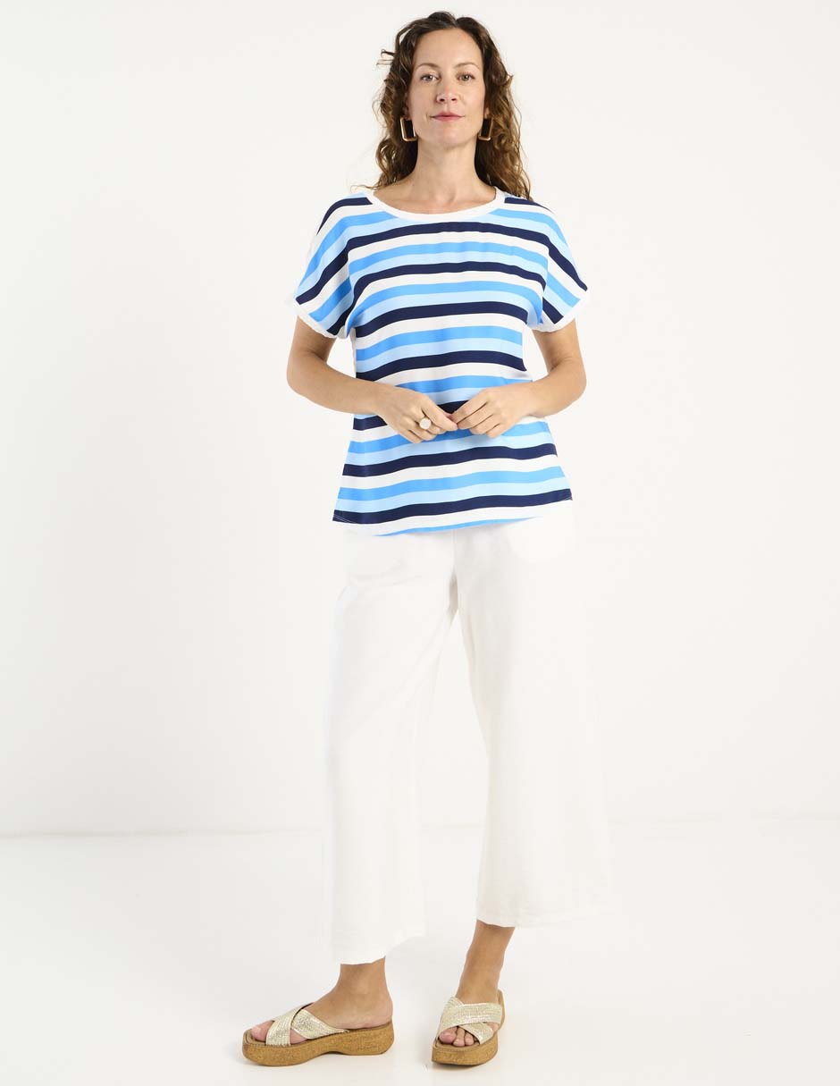 Blusa manga corta para mujer 3