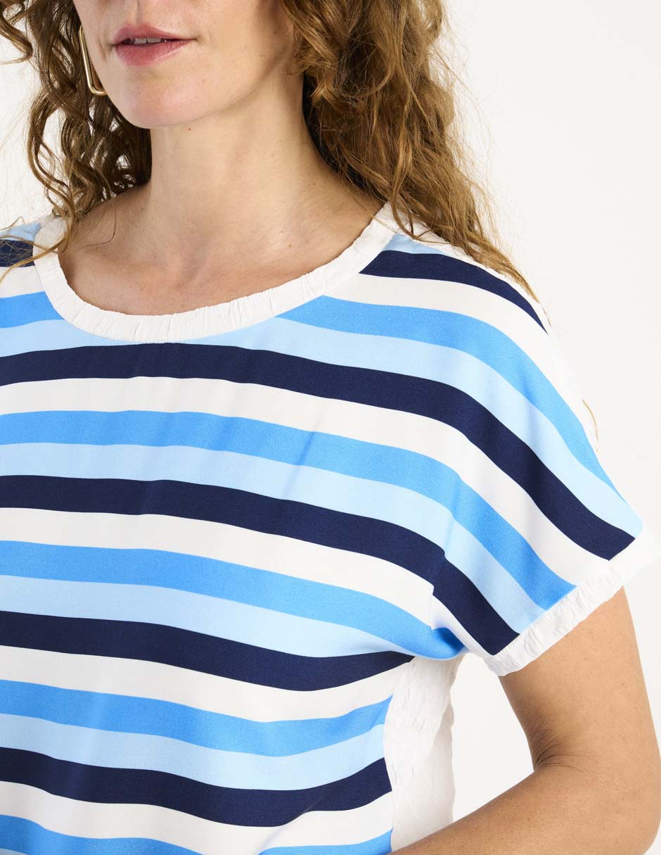 Blusa manga corta para mujer 4