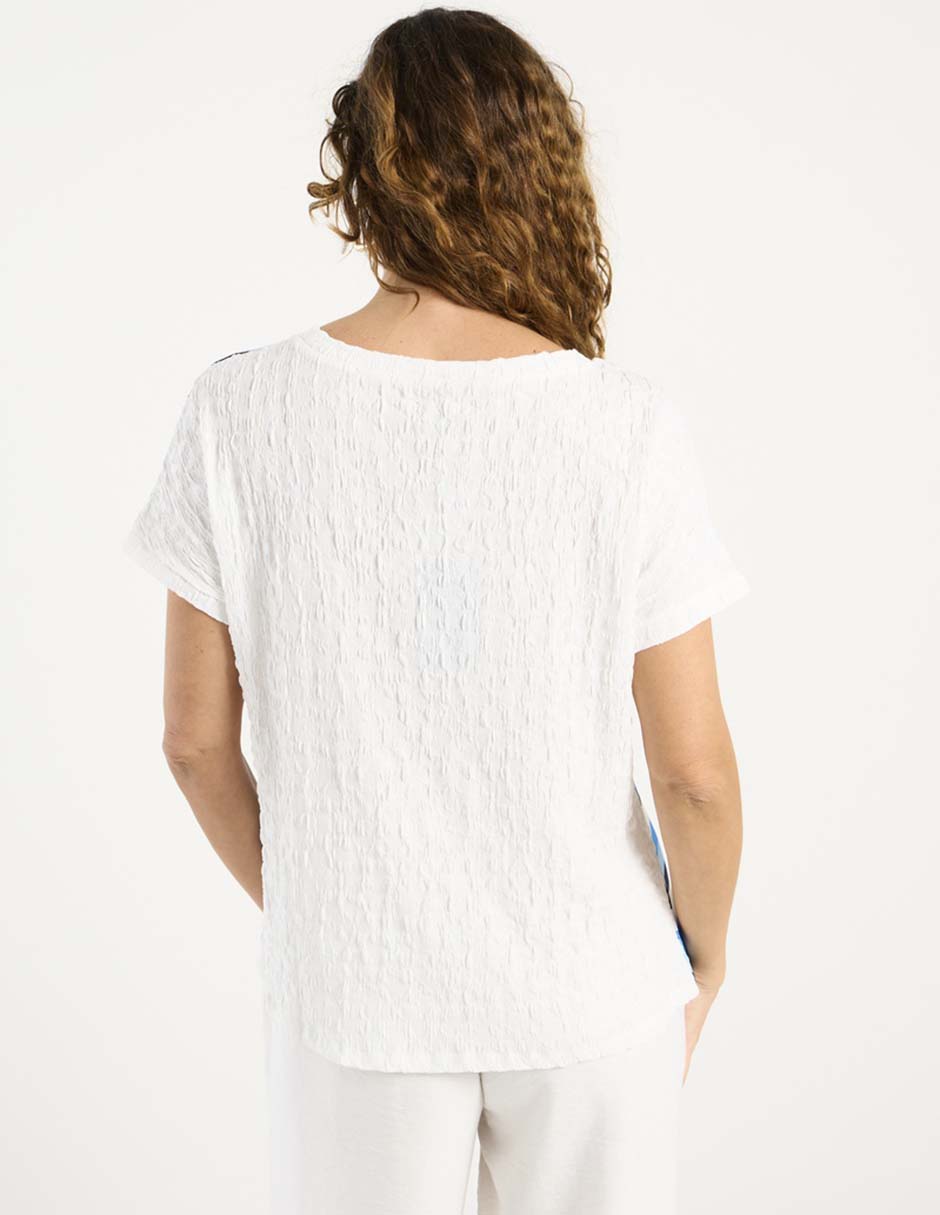 Blusa manga corta para mujer 6