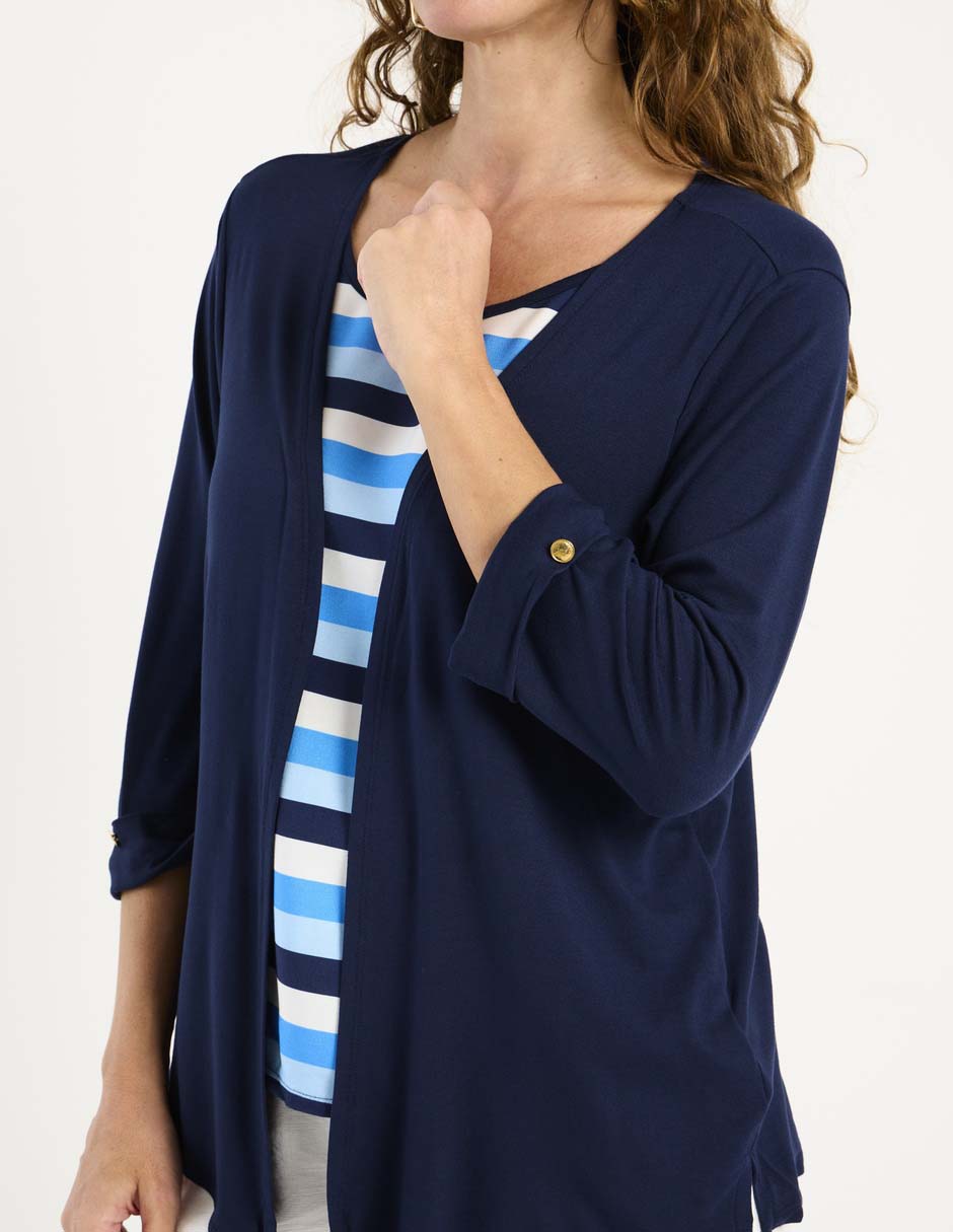 Blusa manga 3/4 para mujer 4