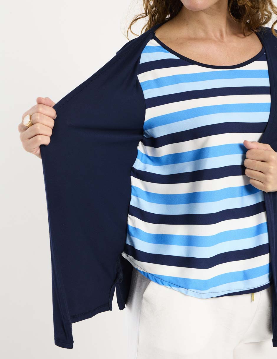 Blusa manga 3/4 para mujer 5