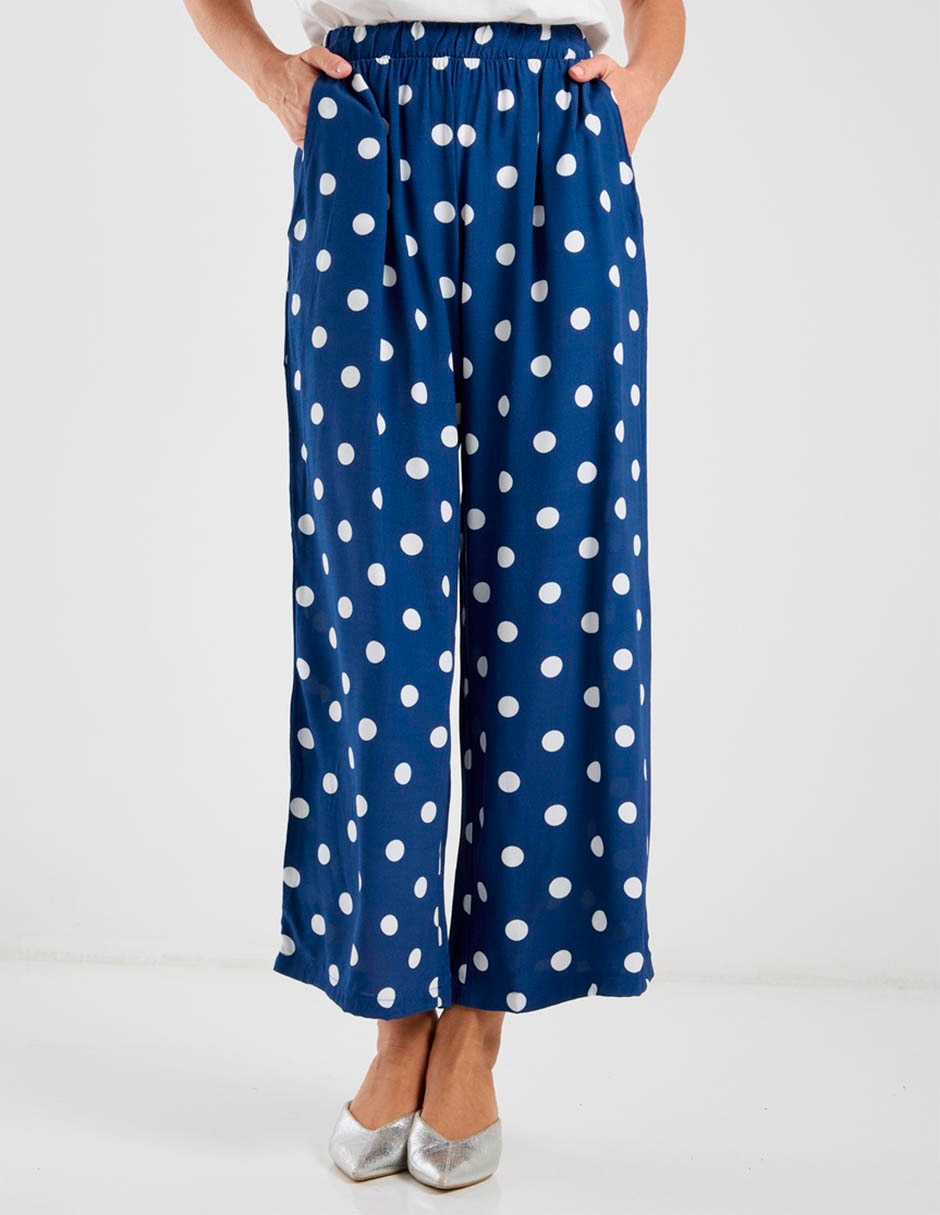 Pantalón relaxed amplio para mujer