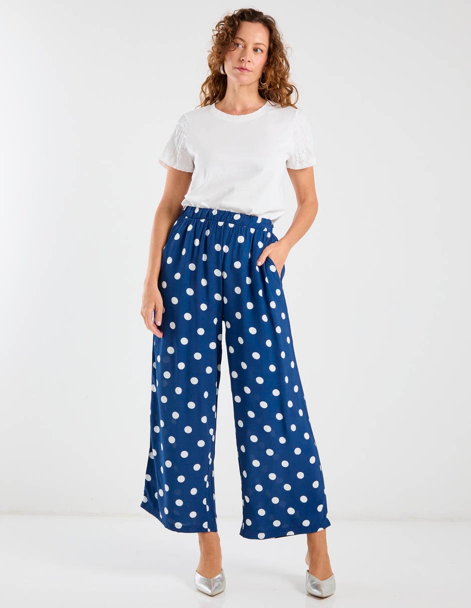 Pantalón relaxed amplio para mujer 2