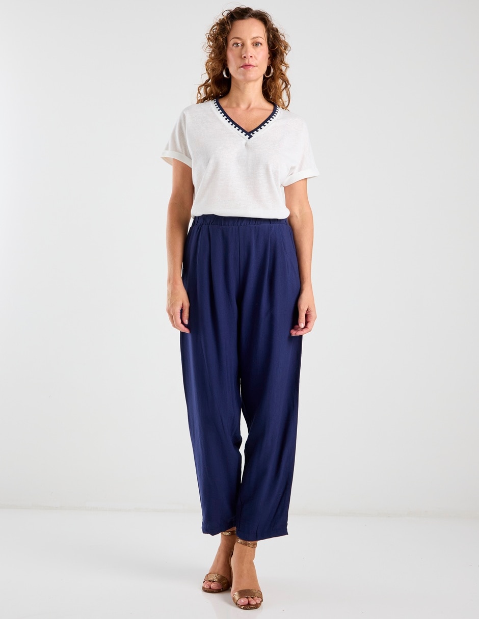 Pantalón relaxed straight para mujer 3