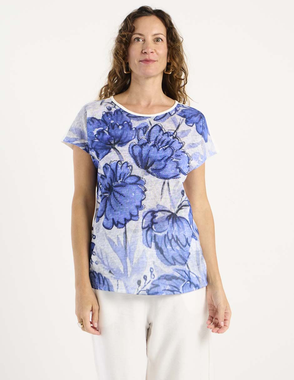 Blusa manga corta para mujer 2