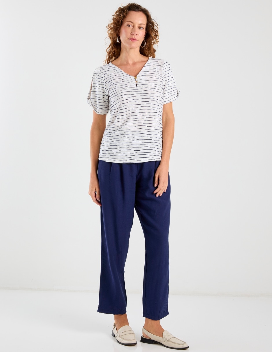 Blusa manga corta para mujer 3