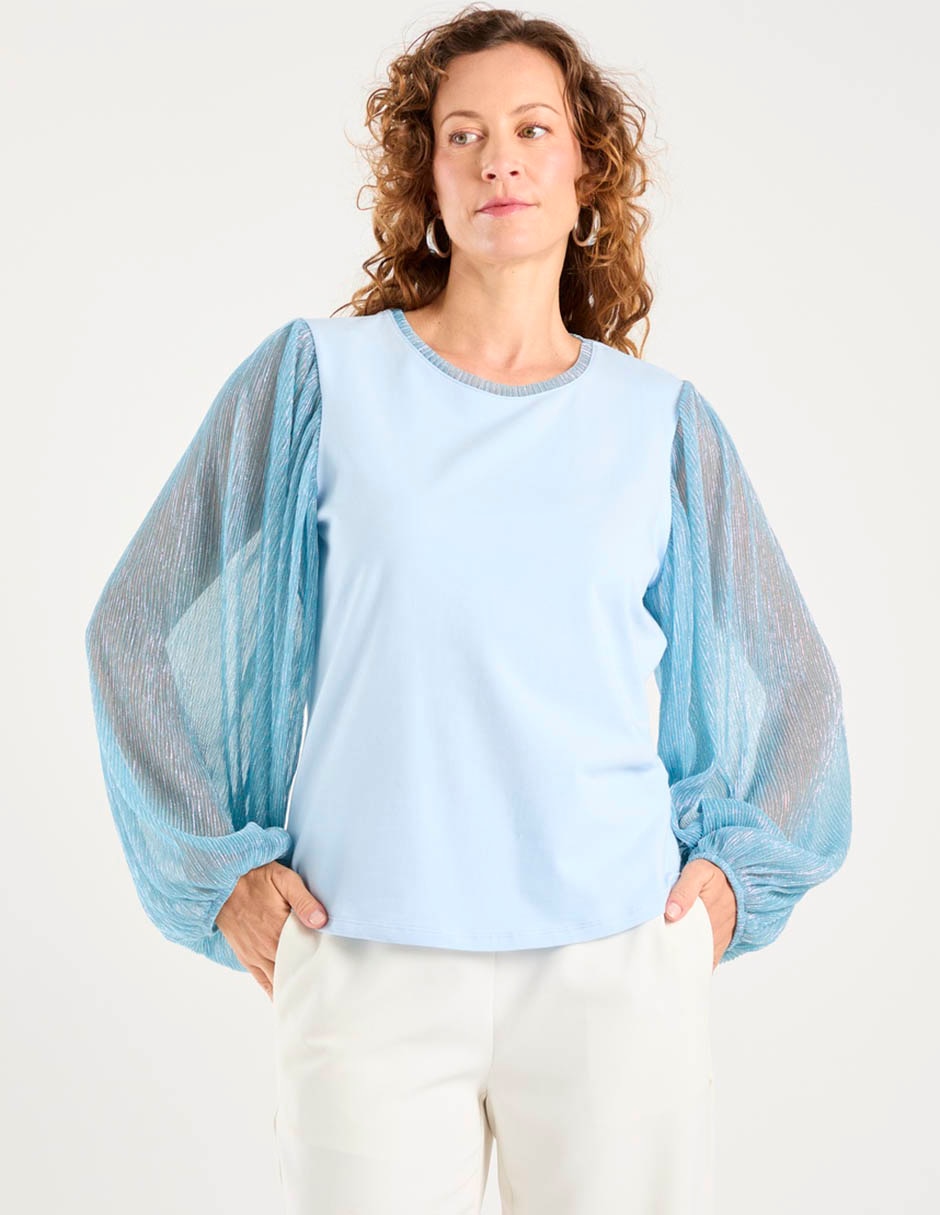 Blusa manga 3/4 para mujer