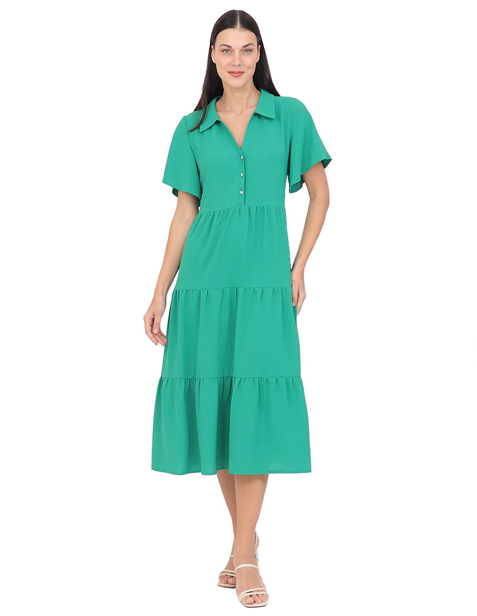 Vestido midi casual para mujer Vestido midi casual para mujer
