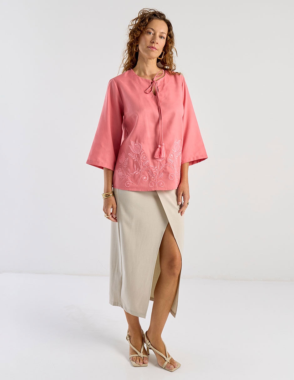 Blusa manga 3/4 para mujer 3