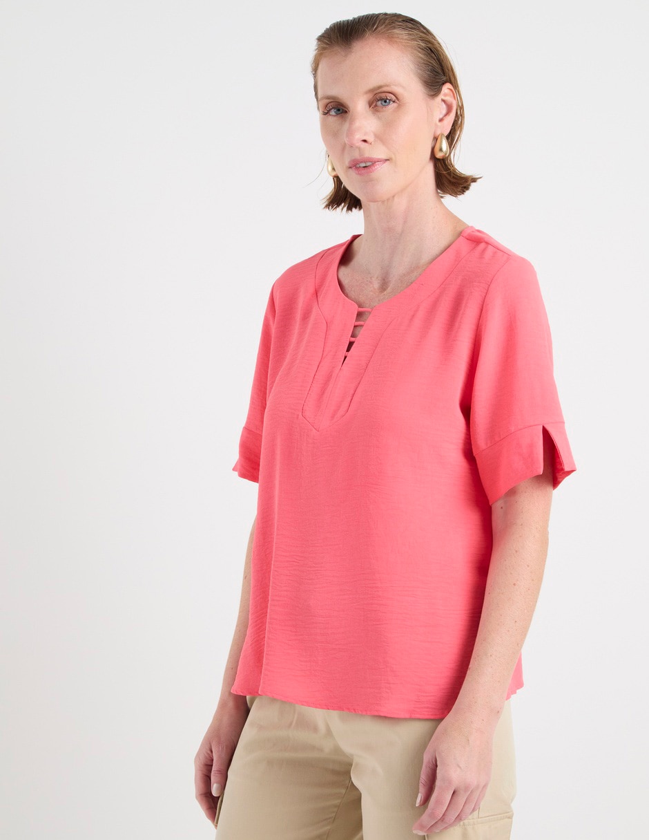 Blusa manga al codo para mujer 2