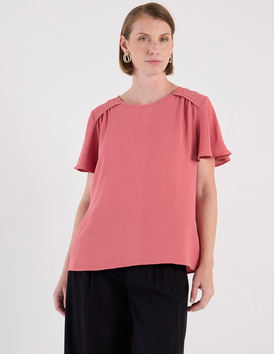 Blusa manga corta para mujer 2