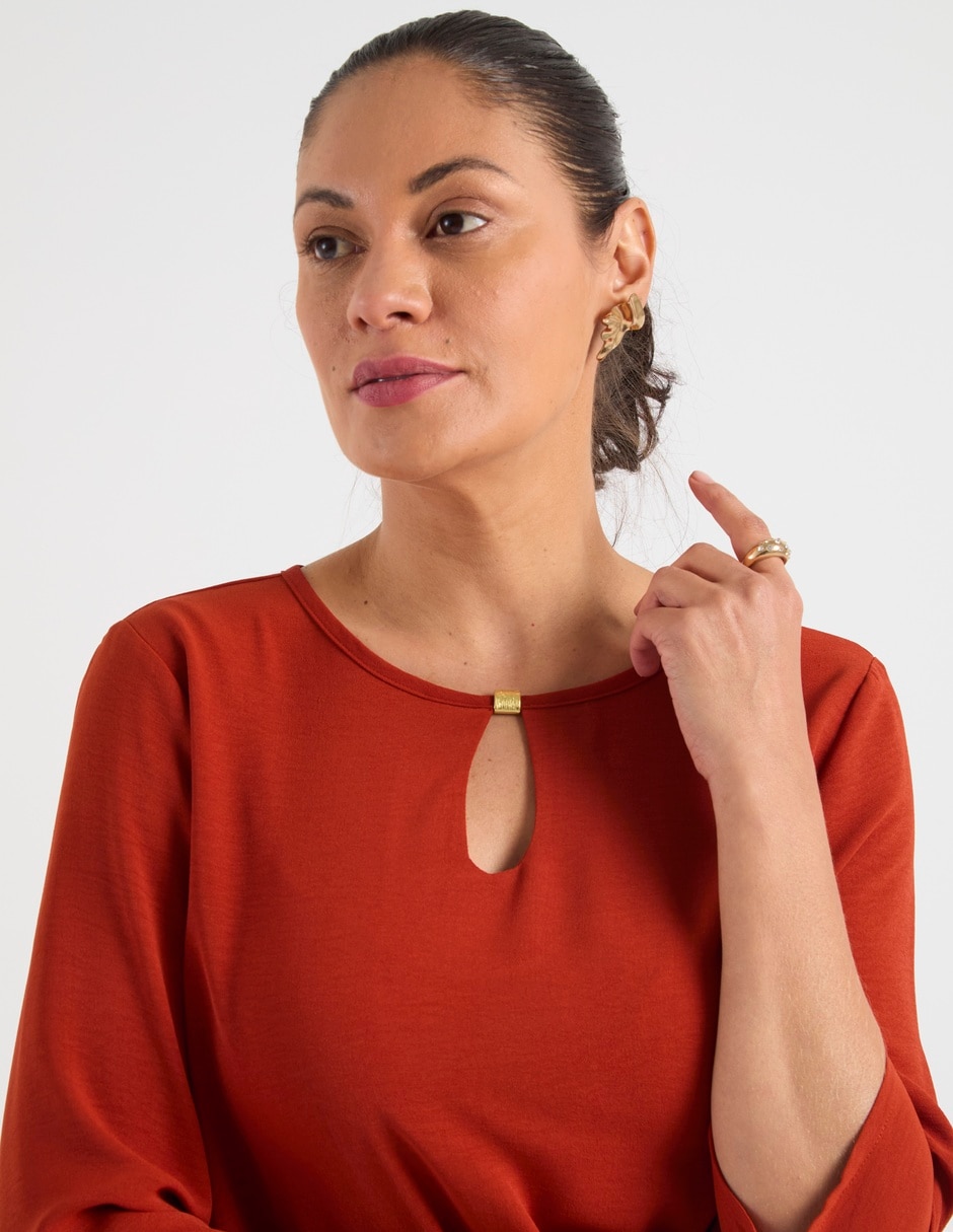Blusa manga 3/4 para mujer 4