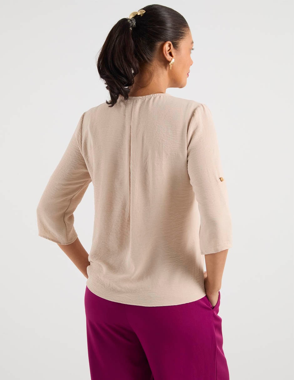 Blusa manga 3/4 para mujer 6