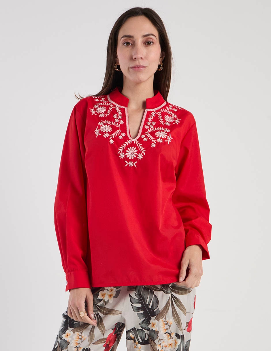 Blusa manga larga para mujer 2