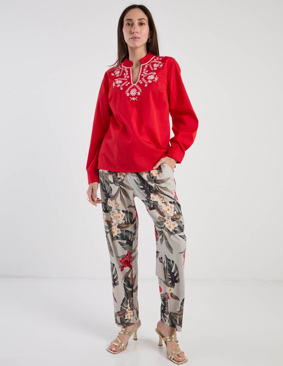 Blusa manga larga para mujer 3