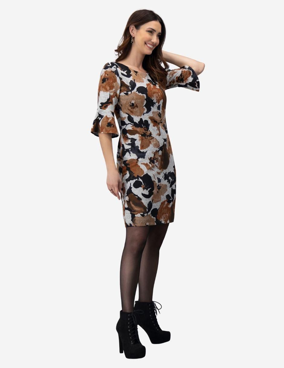 Vestido a la rodilla casual para mujer 2