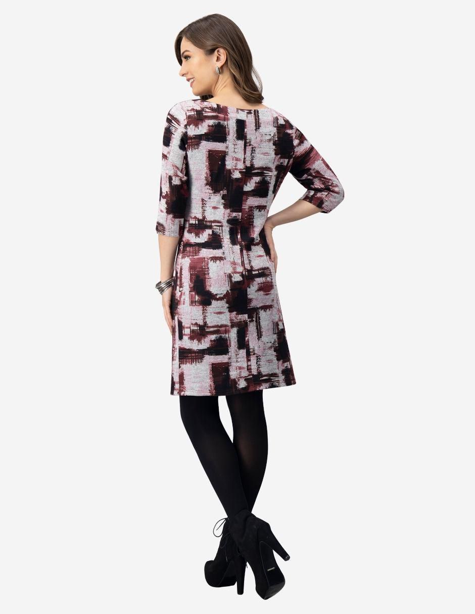 Vestido a la rodilla casual para mujer 2