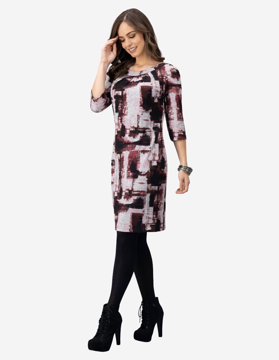 Vestido a la rodilla casual para mujer 3