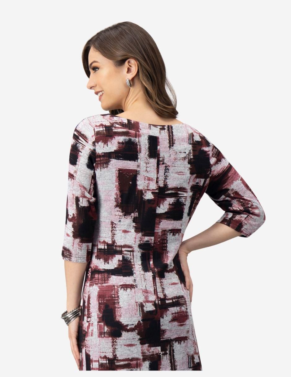 Vestido a la rodilla casual para mujer 5