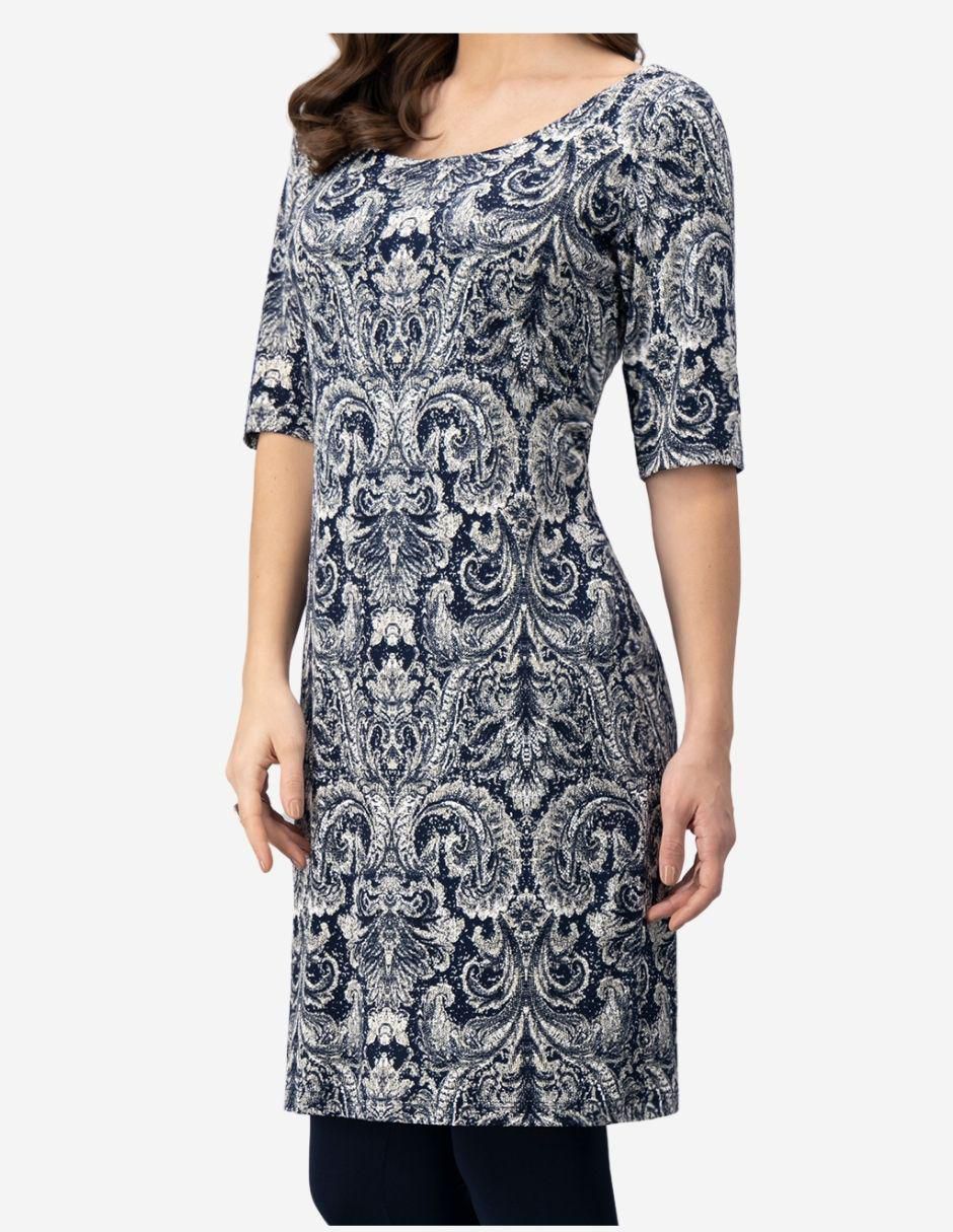 Vestido a la rodilla casual para mujer 4