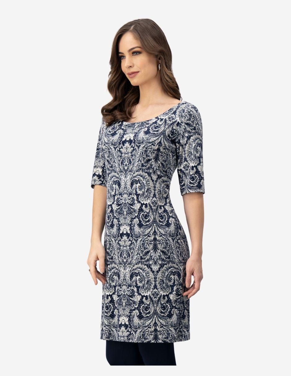 Vestido a la rodilla casual para mujer 5