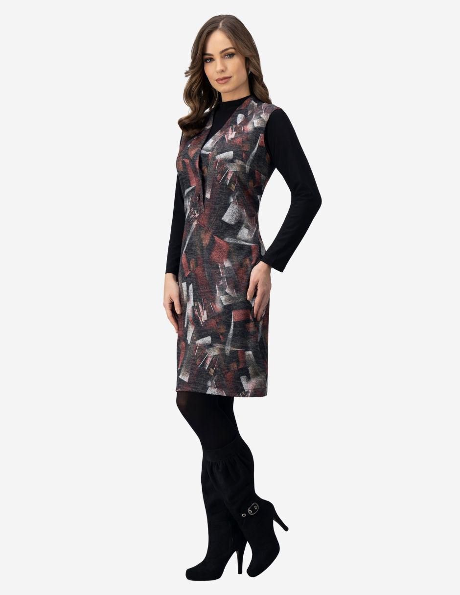 Vestido a la rodilla casual para mujer 3