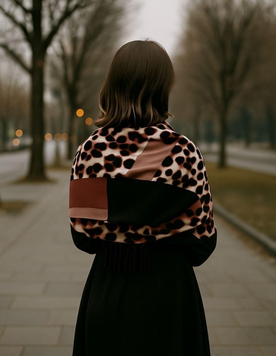 Chal estampado animal print 6