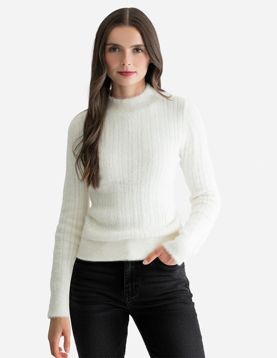 Suéter cuello redondo para mujer Suéter cuello redondo para mujer