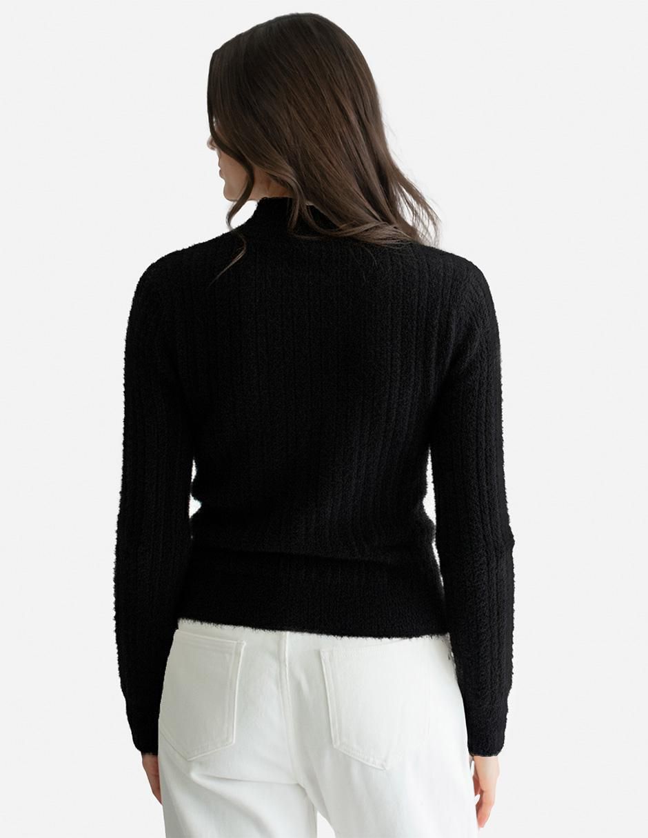 Suéter cuello redondo para mujer 2