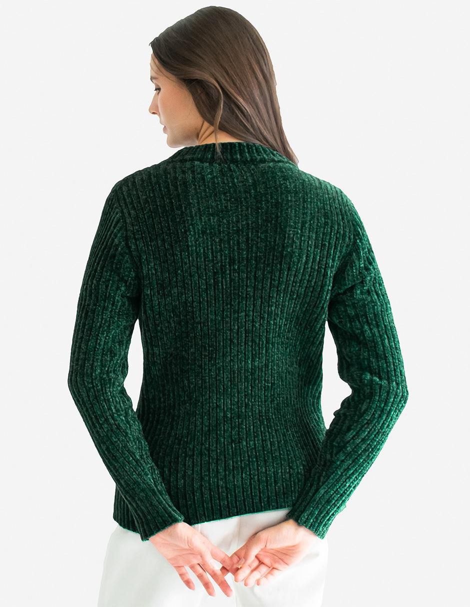 Suéter cuello redondo para mujer 2