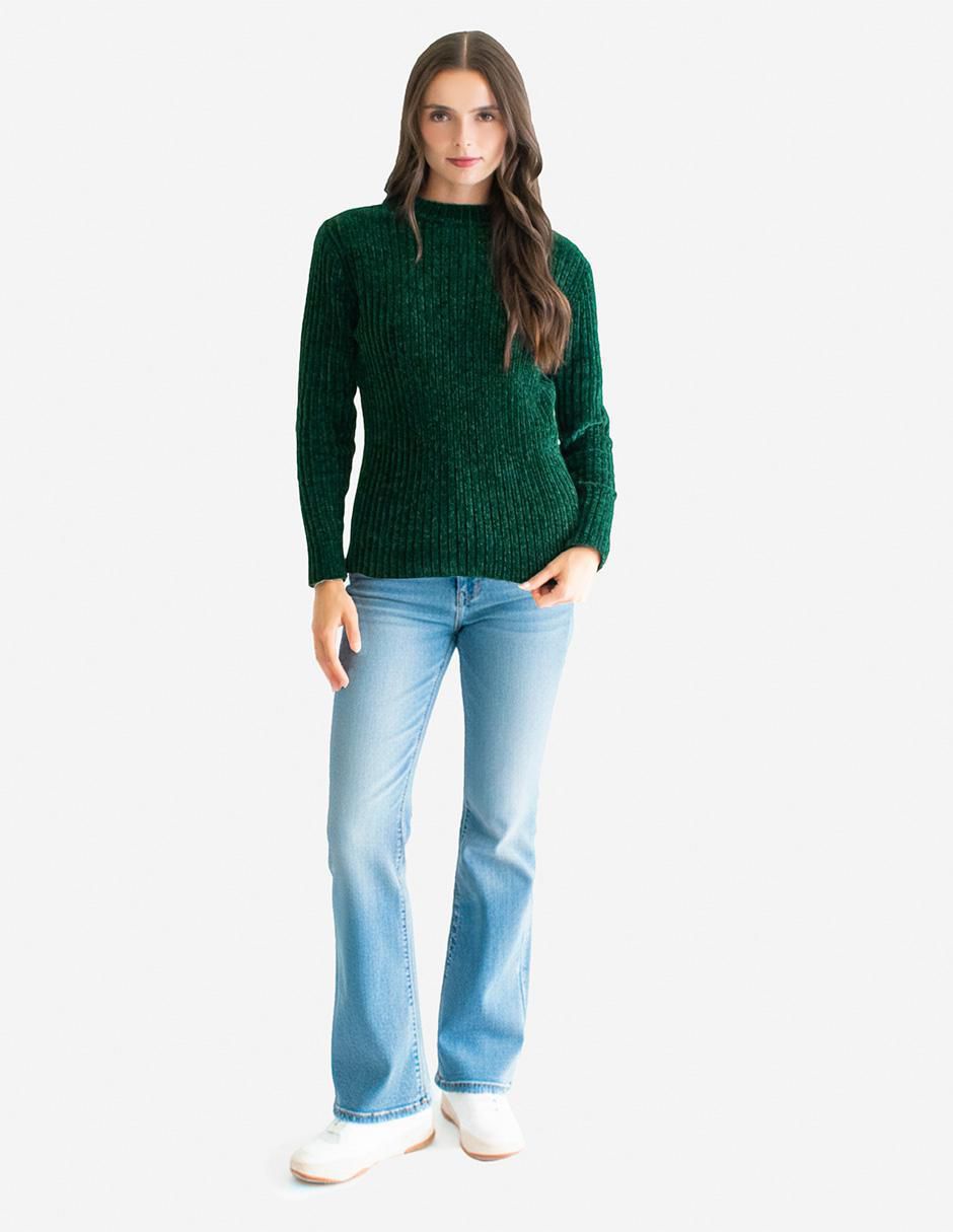 Suéter cuello redondo para mujer 3