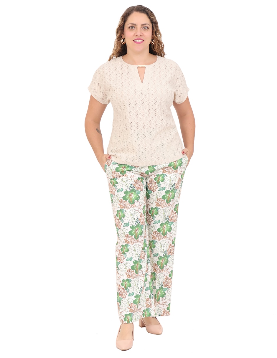 Pantalón de vestir straight para mujer 5