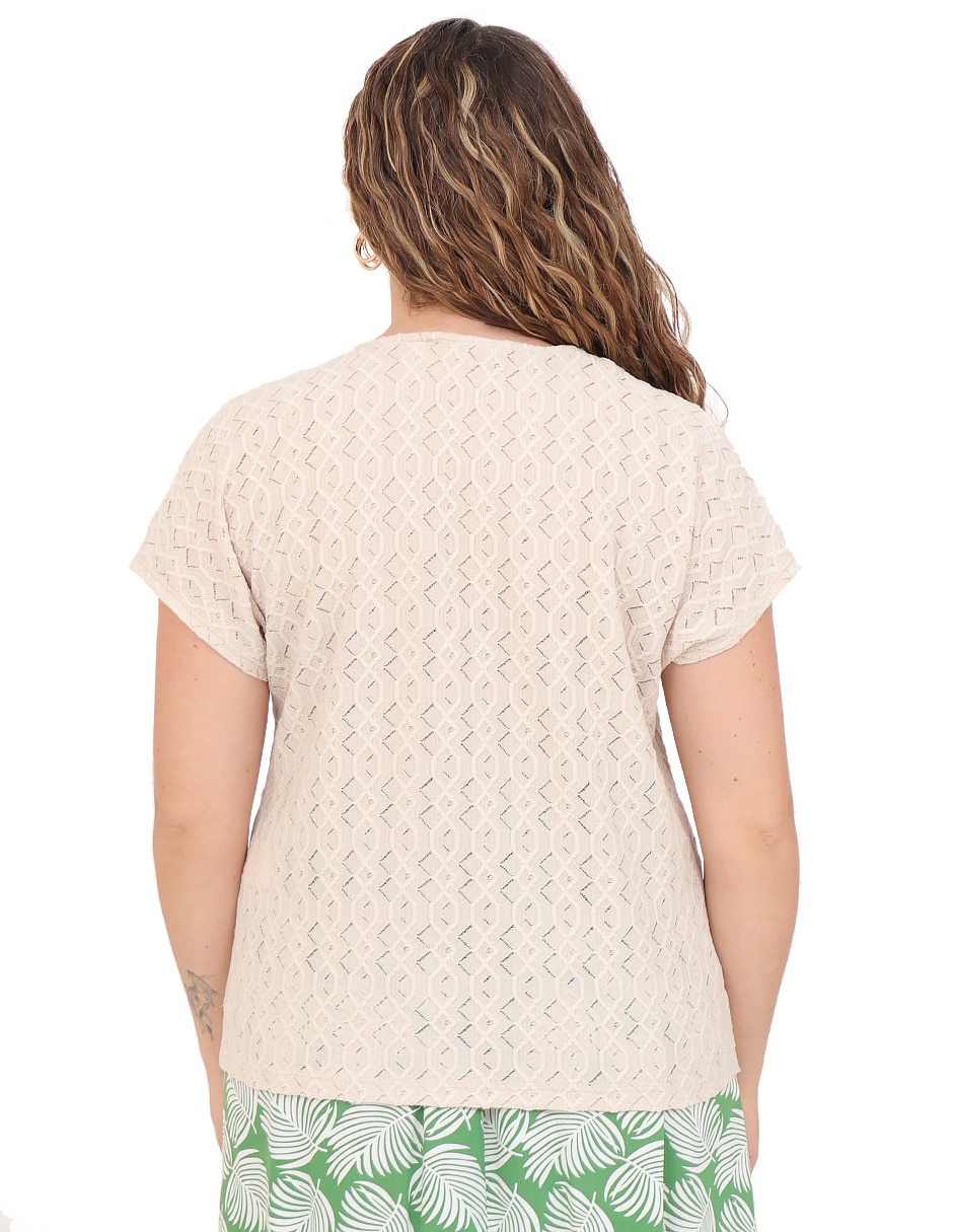 Blusa manga corta para mujer 2