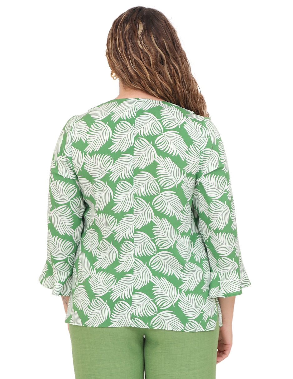 Blusa manga corta para mujer 2