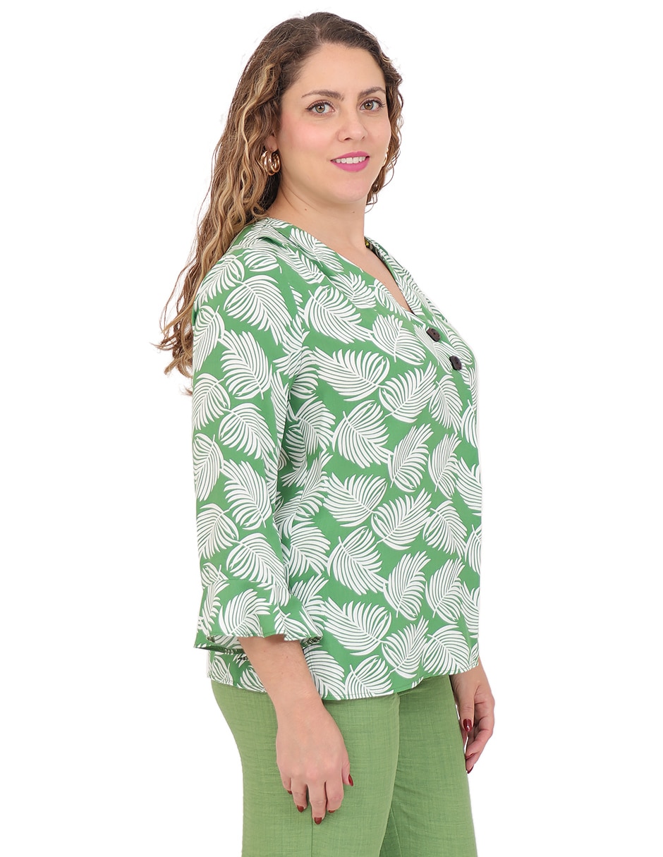 Blusa manga corta para mujer 3