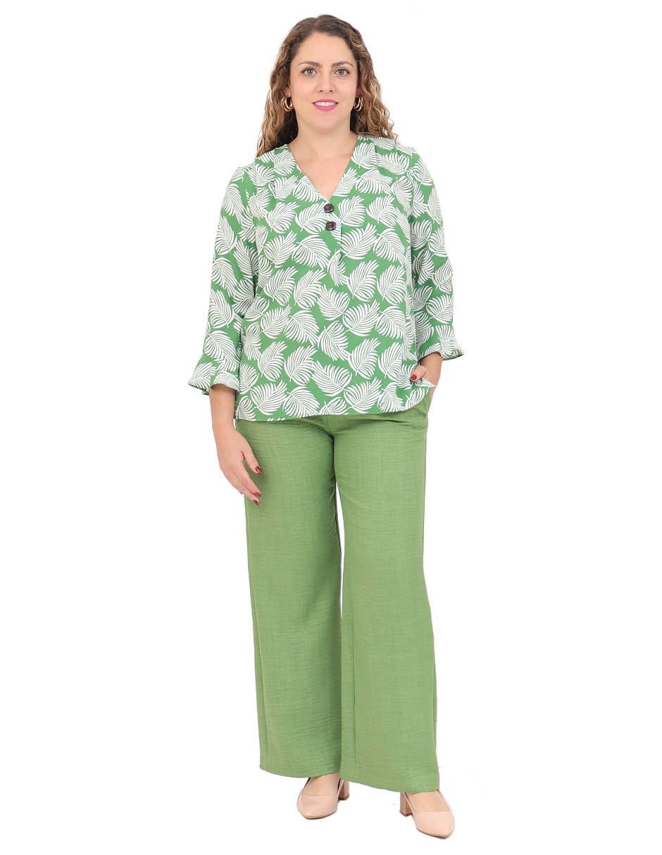 Blusa manga corta para mujer 6