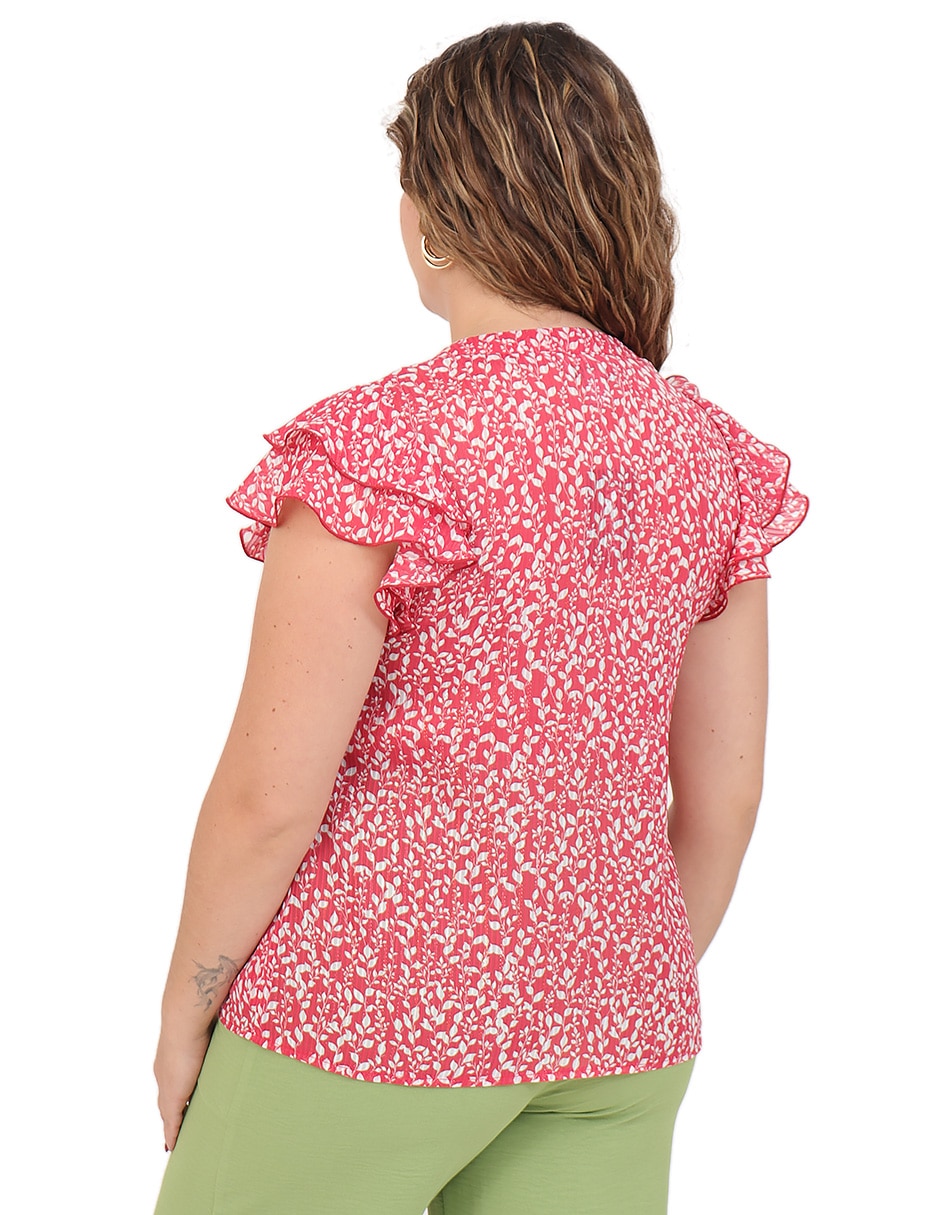 Blusa manga corta para mujer 2