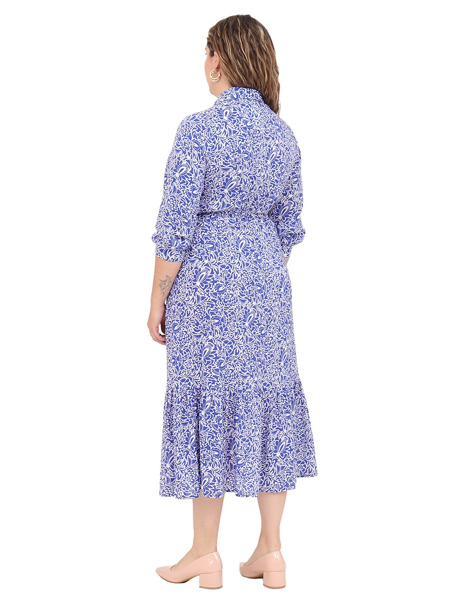Vestido midi casual Mykonos para mujer 2
