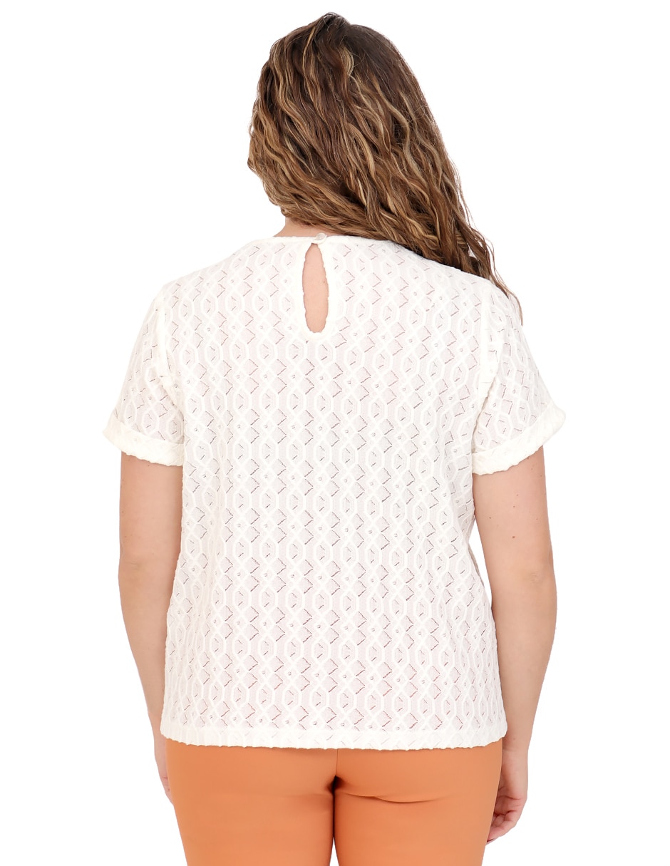 Blusa manga corta para mujer 2