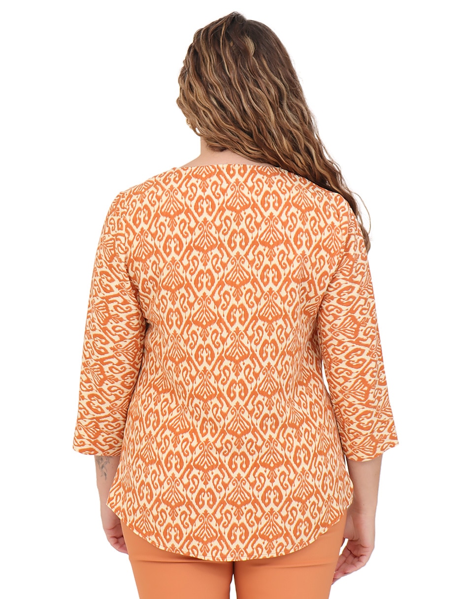 Blusa manga 3/4 para mujer 2