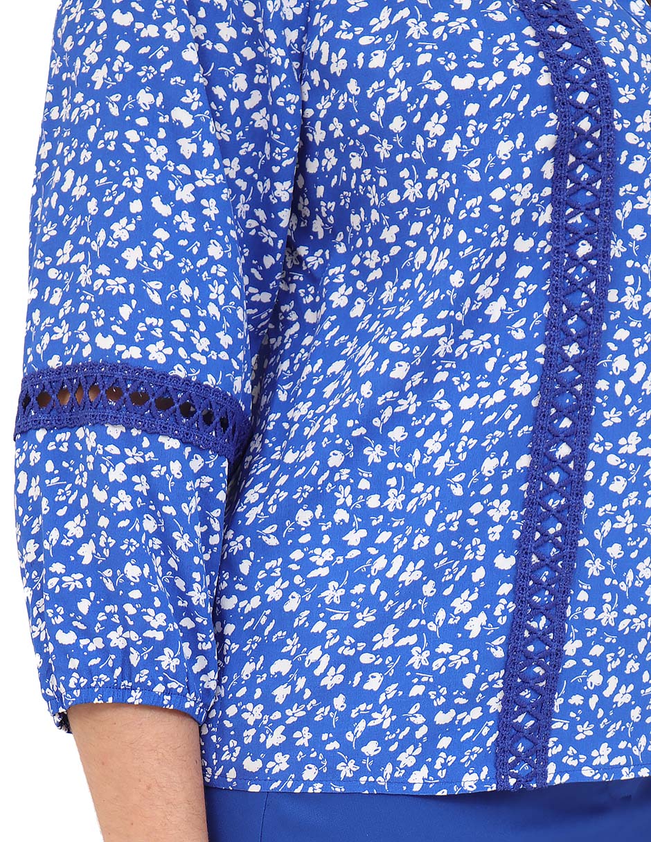 Blusa Mykonos manga 3/4 para mujer 4