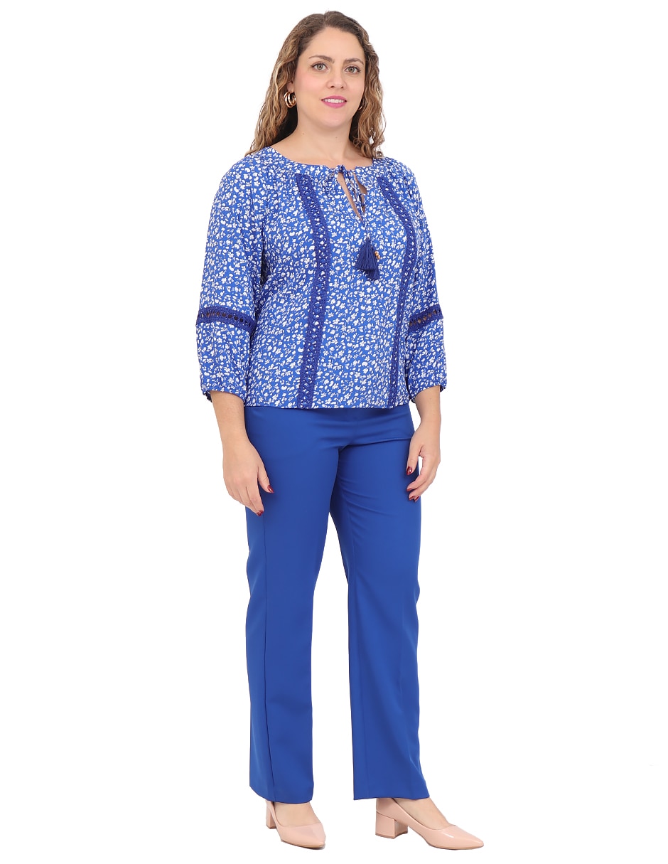 Blusa Mykonos manga 3/4 para mujer 6